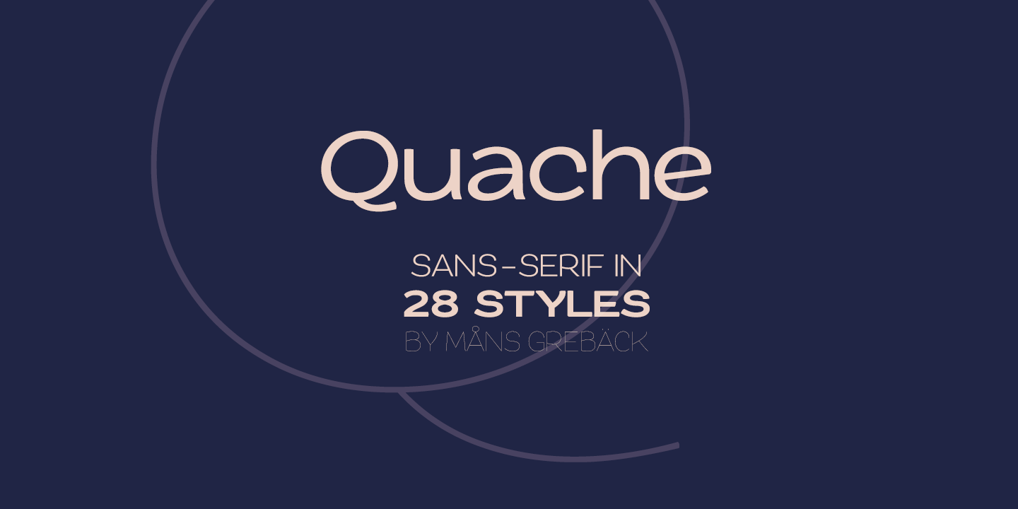 폰트 Quache
